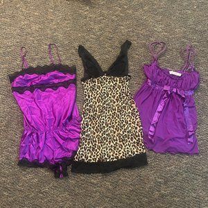 victorias secret huge bundle of three intimate lingerie items size small